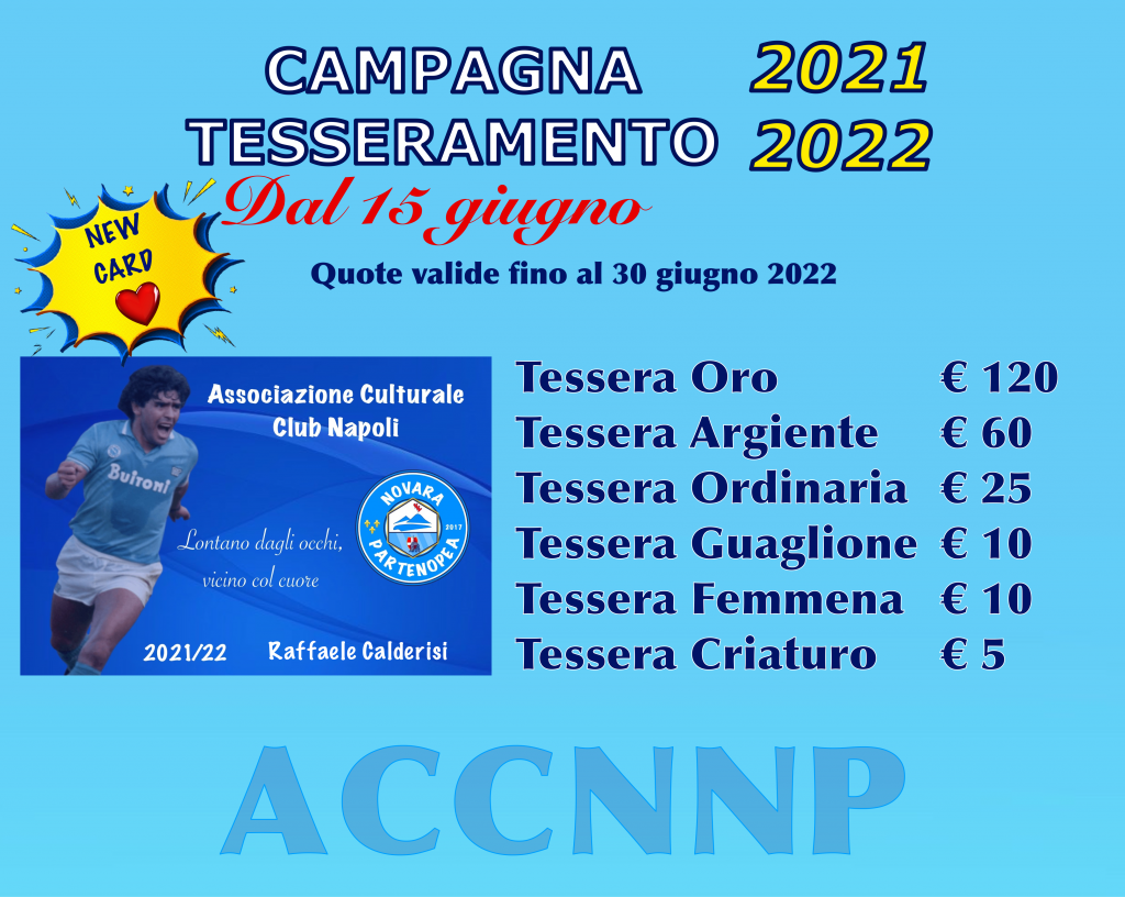 CAMPAGNA TESSERAMENTO 2021/2022